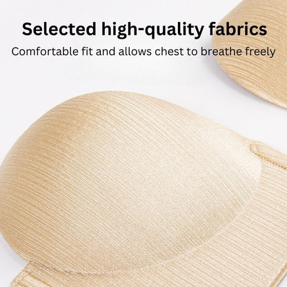 Invisible Strapless Backless Push Up Plunge Adhesive Bra
