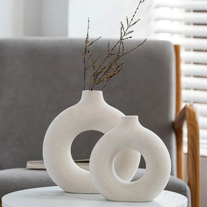 Decorative Donut Vase