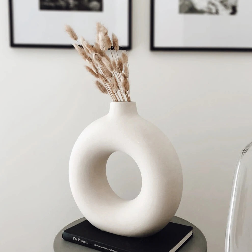 Decorative Donut Vase