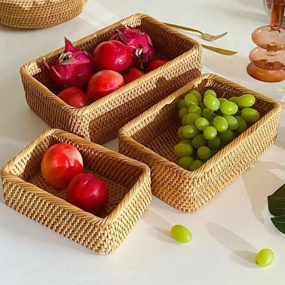 Rattan Rectangular Basket