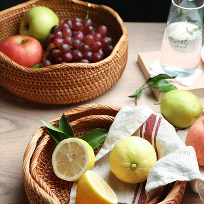 Rattan Round Basket