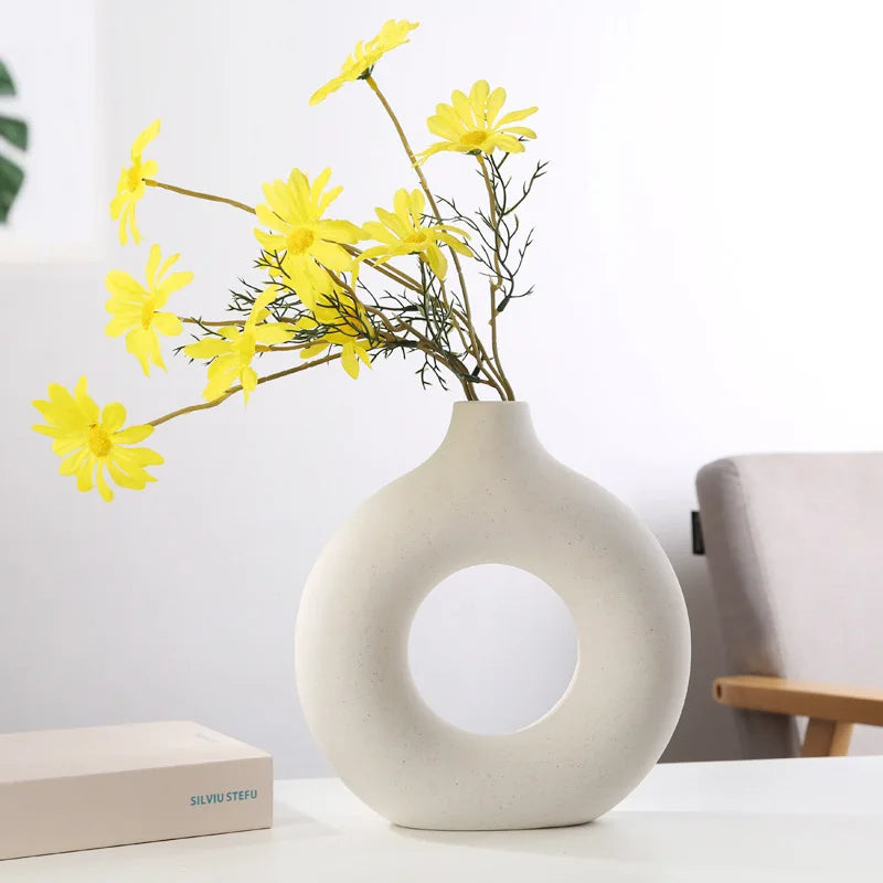 Decorative Donut Vase