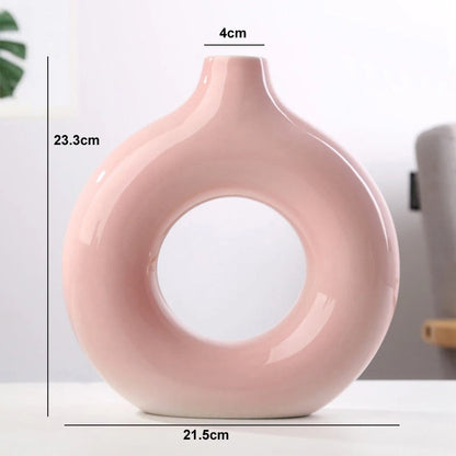 Decorative Donut Vase