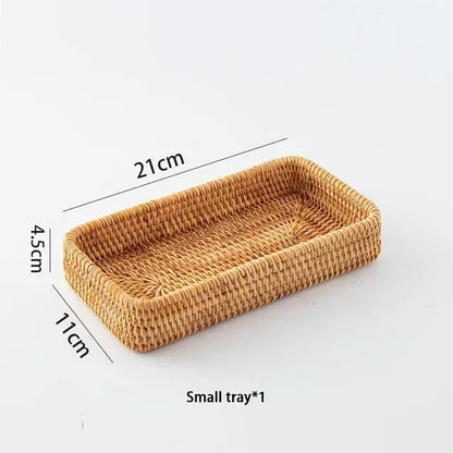 Rattan Rectangular Tray