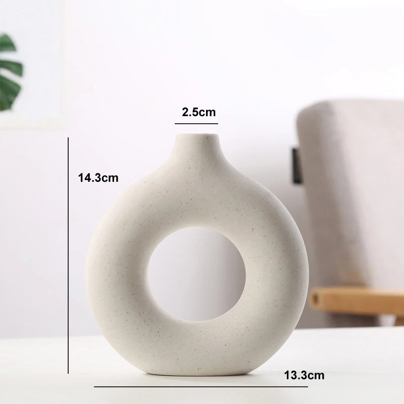 Decorative Donut Vase