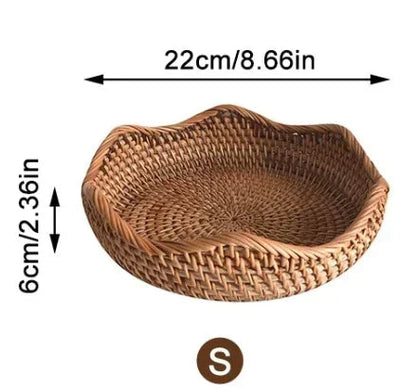 Rattan Round Basket