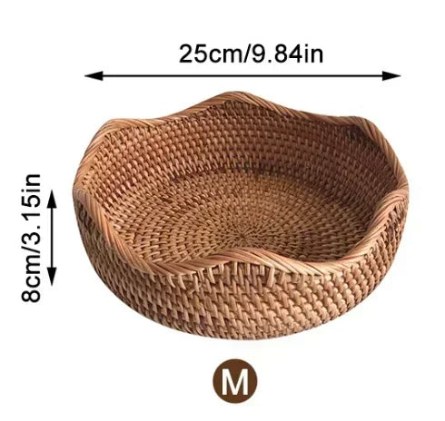 Rattan Round Basket