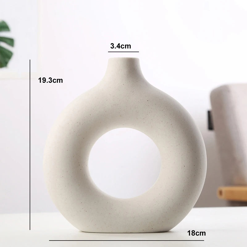 Decorative Donut Vase