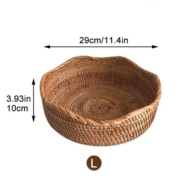 Rattan Round Basket